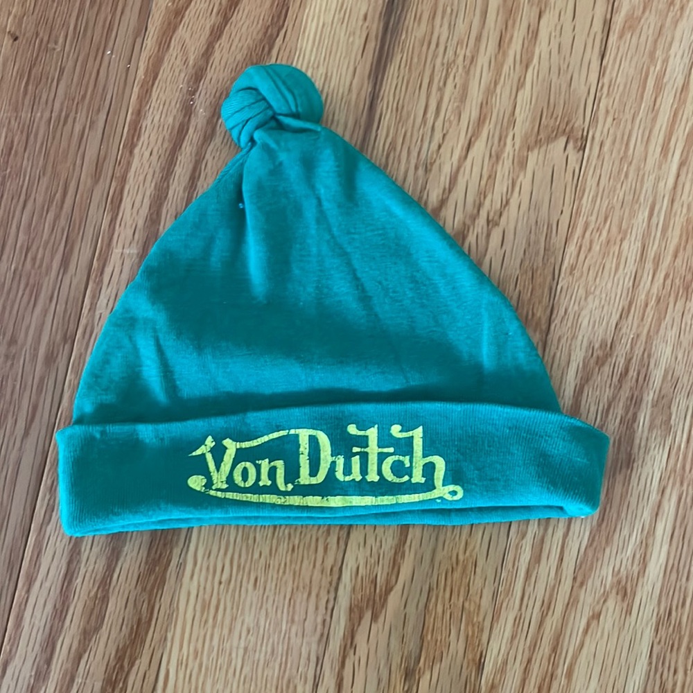 Von Dutch green cotton hat